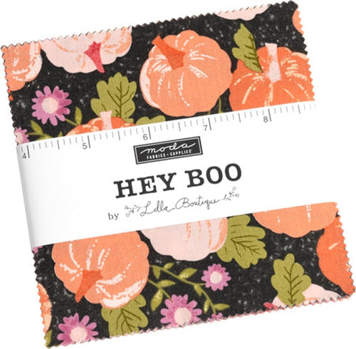 Moda Hey Boo Charm Pack, 21 Pieces of 10x10cm 0