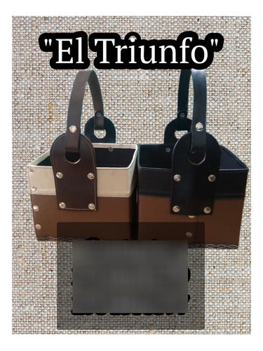 El Triunfo Eco-Leather Matera Basket / Leather Finishes 5