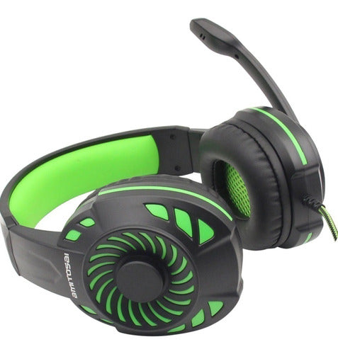 Amitosai Gaming Combo Headset with Maximum Compatibility + PC Adapter 6