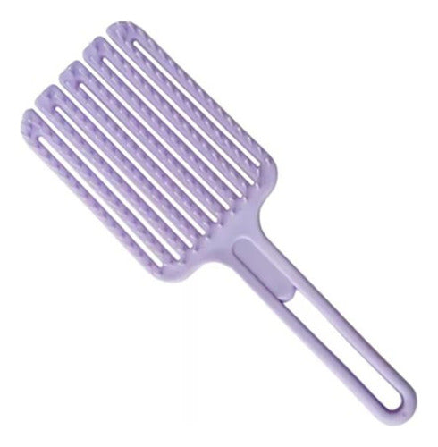 Eurostil Flexible Fingerbrush Detangling Curly Hair Brush 0