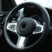 NL Black Steering Wheel Cover + Silicone Key Cover for Citroen Berlingo 1