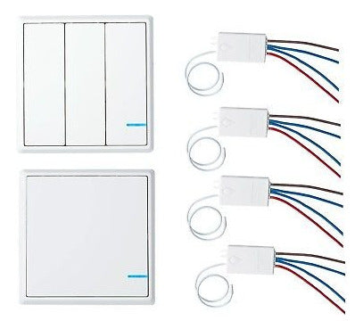 Inalámbrico 1/3 Canales On/off Lámpara Interruptor Receptor 1