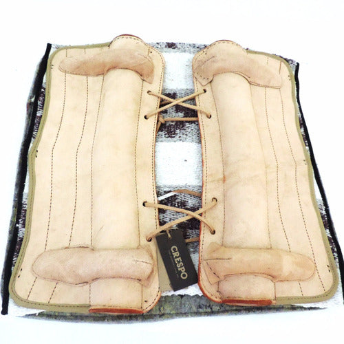 Premium Leather Argentinean Gaucho Saddle Pad by Crespo 1