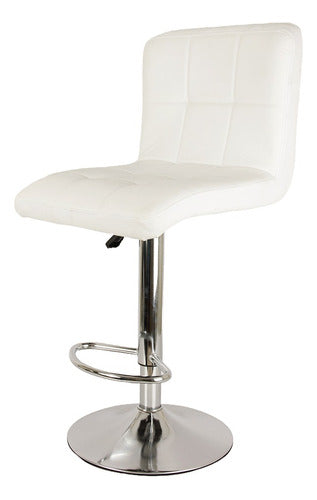 High Upholstered Breakfast Bar Stool 0