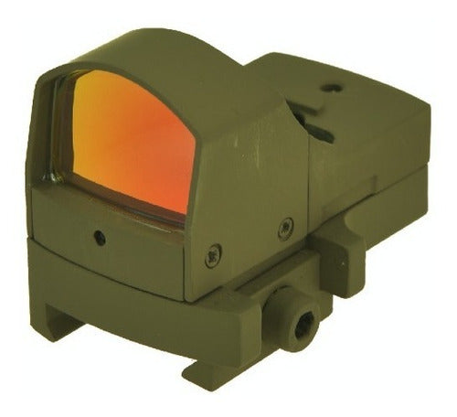 JJ Airsoft Mini Holographic Red Dot Tan 0