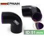 Epman Silicone Hose 90° 2 Inches Black 0