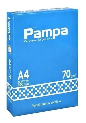 Pampa A4 Paper Pack Box of 5 Reams 70g White 1