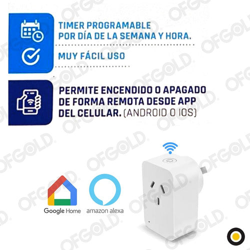 Temporizador Smart Wifi Timer Permite Controlar Desde App 1