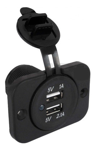 Five Ocean USB Charger Socket 12V Flush Mount for Boats 2