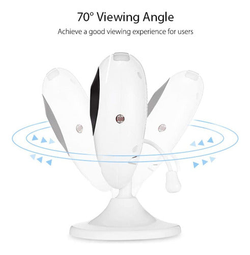 Baba Eletronica Sem Fio Video Voz Monitor Visao Noturna 4