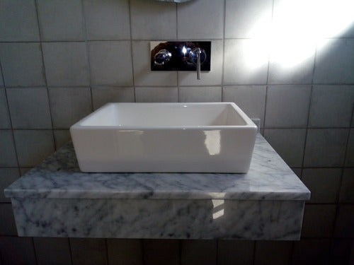 Carrara White Marble Pieces, Shelves, and Countertops 5