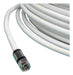 FPC 20 Mts Cable Coaxial HD Blanco, Con Fichas RG6 Colocadas 2