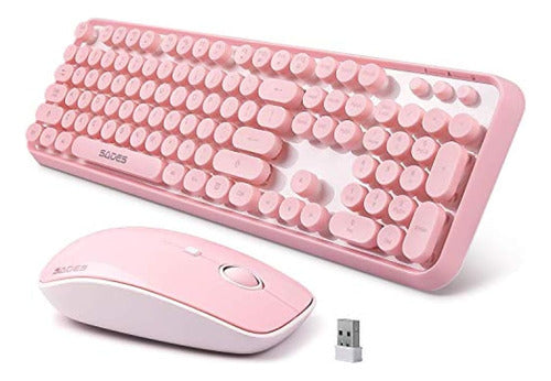 Letton Wireless Keyboard and Mouse Combo, Waterproof Keyboard 0