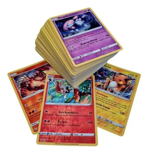 Mystery Box Silver Pokemon Tcg Bootleg / 295 Cartas 4