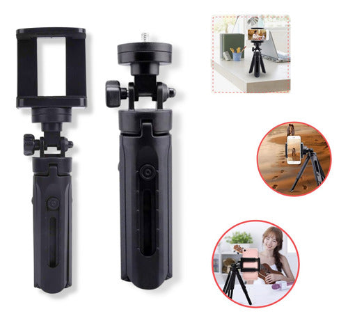 Fashion Tripod Support for Mobile/Camera/Light Ring Extensible 0