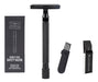 Reusable 5-Blade Eco-Friendly Shaver with Refills Black 1