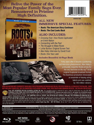 Blu Ray Roots Raices Complete Serie Book Original 1