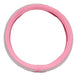 Oregon Steering Wheel Cover 38cm Silver Gloss with Pink 3