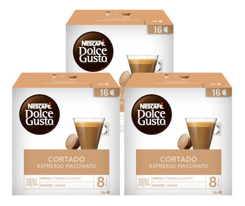 Nescafé Dolce Gusto Cortado 3 X 16 Capsulas 0