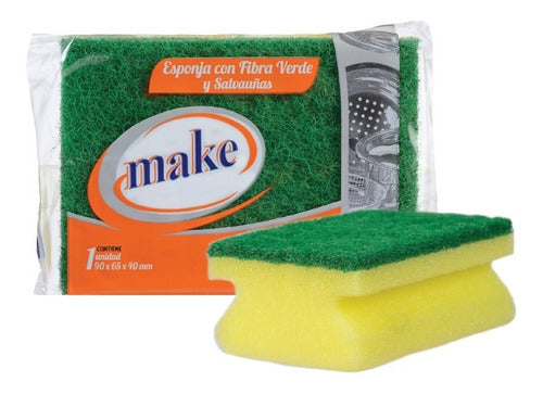 Make Cleaning Sponges with Nail Protection (12 Pack Wholesale Z Sur) 0