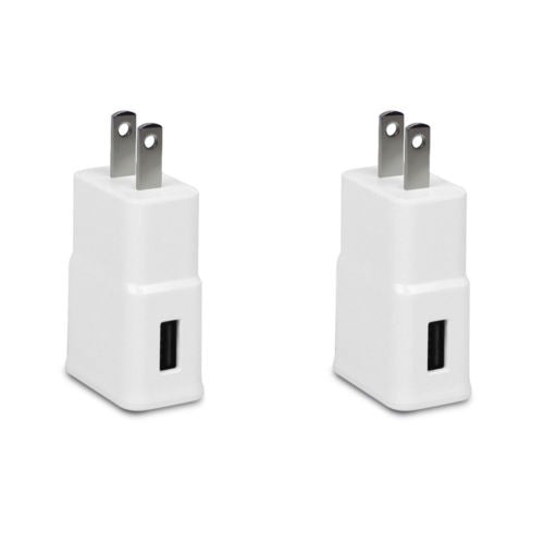 Mesmart 2 × White 2A Power Wall Adapter Charger for iPad 1