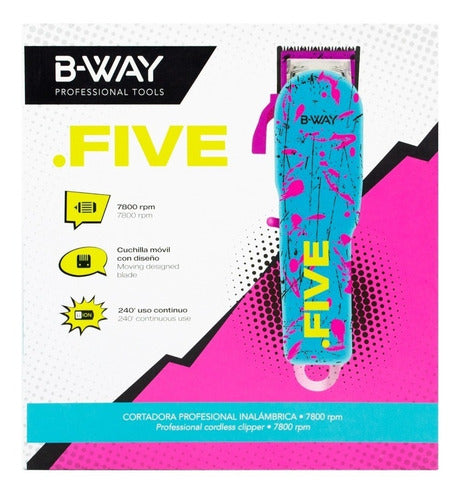 B-Way Five Wireless Hair Clipper 3C 3