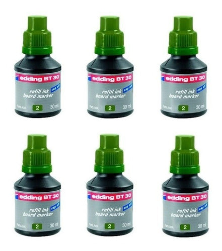 Edding Tinta Bt30 Verde 30ml Recarga Marcador De Pizarra 0