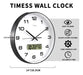 Timess Reloj De Pared Con Calendario, Esfera Blanca De 14 Pu 4