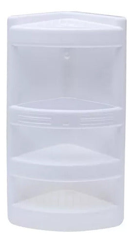 Esquinero Porta Shampoo Organizador Esquinero Plastico Multiuso 0