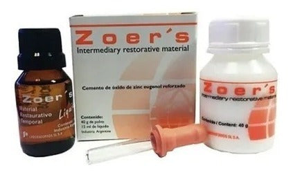 Zoers Reinforced Cement Avio Zinc Oxide Eugenol Type IRM 1