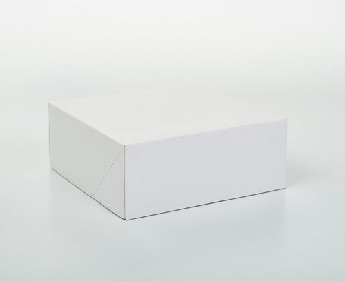Box 1-Piece Glued 25x25x10 Cm (x 50 Units) for Cakes, Tarts, Desserts - 067 Bauletto 4