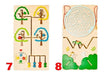 Personalized Montessori Educational Panel Board 12 Panels 4