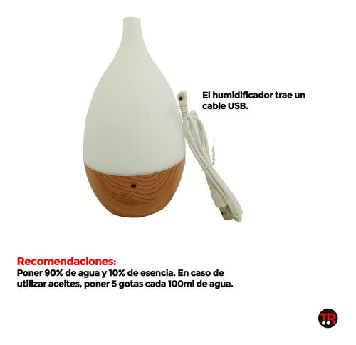 Eco Think USB Ultrasonic Humidifier with Aromatherapy + 2 Essential Oils 4