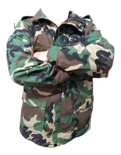 Uniformes Rolón Tactical Camouflage Jacket in Green Ripstop 1