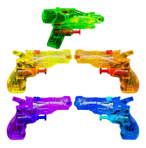 Cotillon Luminoso Mi Souvenir 3 Water Guns with Whistle Toy Souvenir Piñata 0