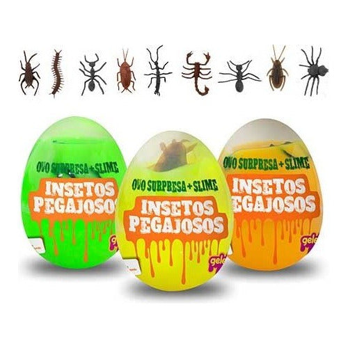 Isakito Slime Huevo Sorpresa 98 Gr Insectos Pegajosos ELG 3581 7