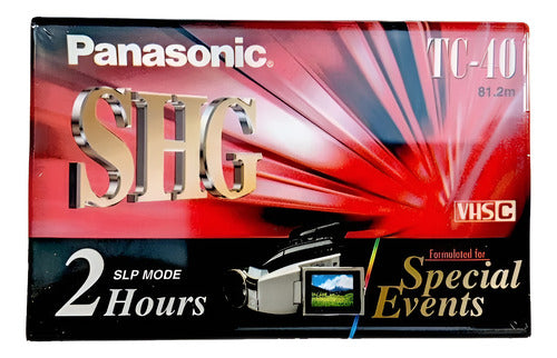 Panasonic VHS-C TC-40 SHG 2 Hours (Pack of 3) 0