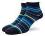 Elemento Pack X12 Striped Cotton Ankle Socks for Men A. 102 R 3