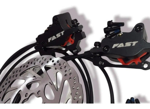 Fast Hydraulic Disc Brake Kit for MTB Bicycles - Works! 5