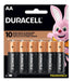 Duracell AA Batteries - Pack of 6 0