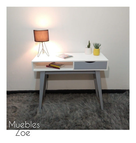 Muebles Zoe Nordic Scandinavian Desk 100x80x40 6