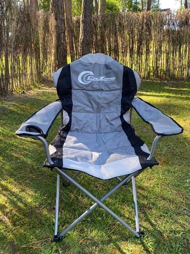 Ubatuba Director Chair Caizara Foldable XL Supports 130kg Camping 5