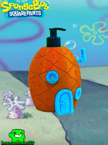 Kit Set Esponjero Bob Esponja Patricio Calamardo Casa Piña 2