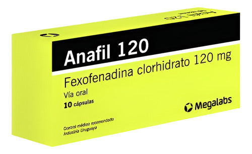 Anafil® 120 Mg X 10 Cápsulas - Farmacias París 0