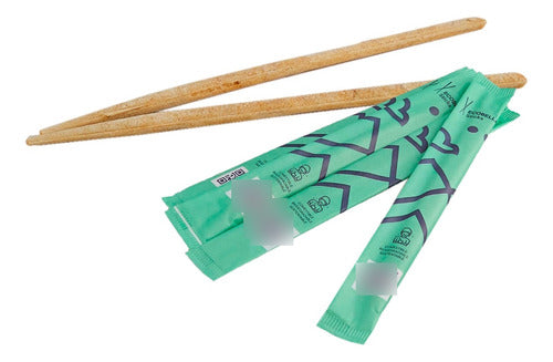 Palitos Sushi Chopsticks Comestibles Ecologicos  X 100 Pares 0