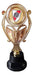 CABPremiaciones Set X4 Trofeo Plástico Copa River Plate Fútbol 18cm Souvenir 0