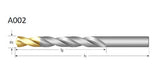 Dormer High-Speed Steel Drill Bit - Titanium Tip 9.00 mm - Pack of 10 Units 3