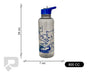X25 Sports Printed Plastic Bottle with Flip Spout for Kids 800ml 39