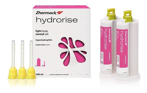 Silicona Dental Hydrorise Light Zhermack X2 Cartuchos 50ml 0