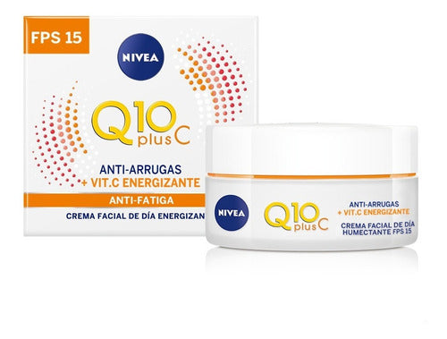 Crema Nivea Antiarrugas Q10 Plus Vitamina C Día Fps15 0